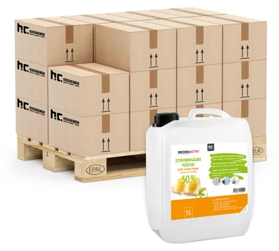 Produktbild von 48x 5 L Zitronensäure 50% flüssig