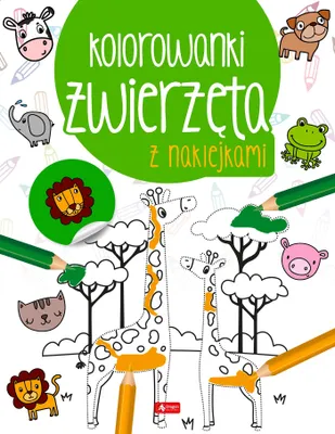 Produktbild von Kolorowanka dla dzieci Zwierzęta z naklejkami