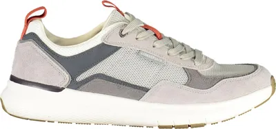 Immagine prodotto di Scarpa sportiva da uomo grigia con dettagli blu e plantare estraibile