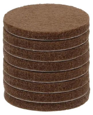 Filzgleiter für Möbel, 8 Stück, 2,5 cm, selbstklebend, braun