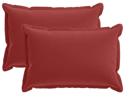 Produktbild von vidaXL Kissenbezug 2 stk. HOUTEN Weinrot 30 x 50 cm Polyester