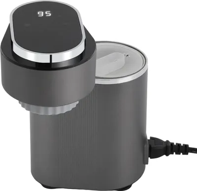 Tragbare Espressomaschine - Mini Kaffeemaschine 600 W - Einstellbare Temperatur - Reisemodell - Für Espresso und Latte - Grau