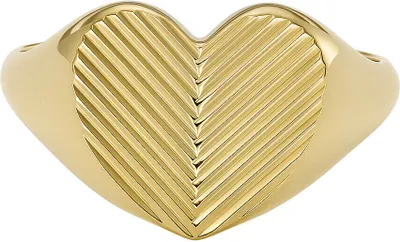 Produktbild von Fingerringen   Siegelring Fossil Gold 20  Kollektion Harlow - frau
