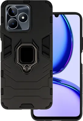 Zdjęcie produktu dla Wytrzymałe etui Ring Armor Case do Realme C53 - Czarny KP27892