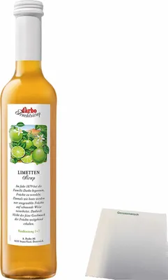 Produktbild von Darbo Fruchtsirup Limette (0,5l Flasche) + usy Block