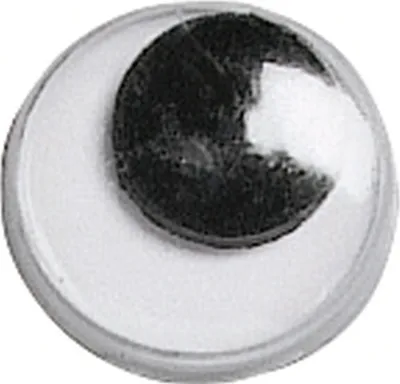 Image de KNORR prandell 218386927 Yeux vacillants autocollants Ø 12 mm blanc avec pupille noire