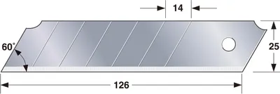 Produktbild von Cutter-Klingen 25mm im Koecher