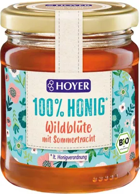 Zdjęcie produktu dla Ekologiczny miód z dzikich kwiatów Hoyer