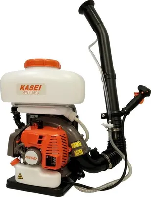 Zdjęcie produktu dla Kasei 3Wfb-16 Opryskiwacz Spalinowy Do Dezynfekcji Plecakowy Ogrodowy Sadowniczy 14L + Aplikator Do Granulatu Z Pompą Wspomagającą 12M