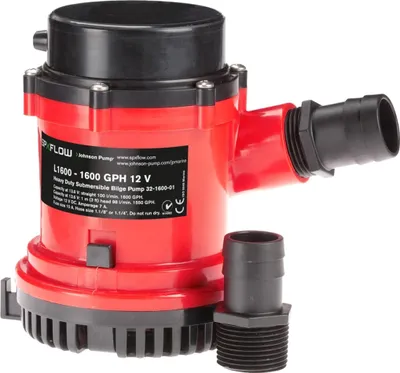 Obrázek produktu pro Vysoce výkonné kalové čerpadlo JOHNSON L 1600 - 24 V, napětí:24 V