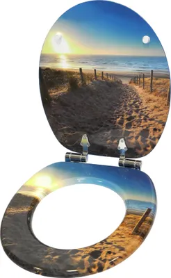 Produktbild von SANILO® WC-Sitz Düne, Toilettendeckel direkt vom Hersteller, Klodeckel, Klobrille, WC Deckel, Toilettensitz, Toilettenbrille, WC Brille