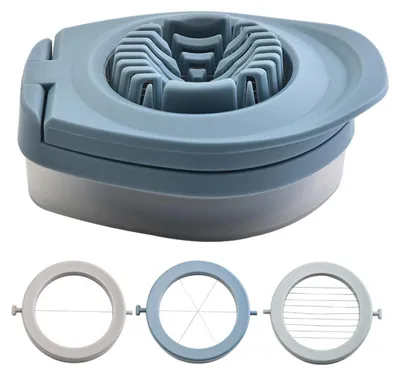3-in-1 Eierschneider aus Edelstahl mit Eieröffner