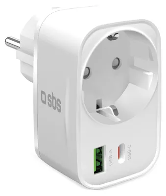 Image de SBS Chargeur Multiprise 20 W, Adapté Pour Macbook Neo