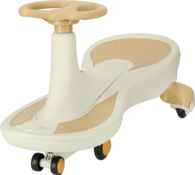 Produktbild von Schwerkraft-Achterbahn mit leuchtenden LED-Rädern und Musik, 76 cm, Gold und Weiß, max. 120 kg