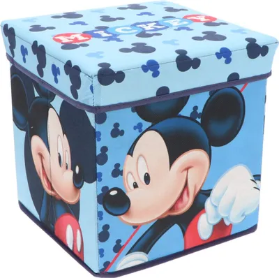 Obrázek produktu pro Úložný box Mickey Mouse 2 v 1 pro úložný prostor a sezení 30x30cm