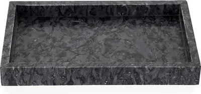 Zdjęcie produktu dla Deska serwująca Famanu wykonana z czarnego marmuru - 25 x 15 x 3,2 cm