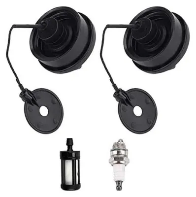 Produktbild von Tankdeckel für Stihl FS38 FS45 FS46 FS48 FS52 FS55 FS56 FS62 FS66 FS80 FS81 FS86 FS88 FS108 FS120 FS200 FS300 FS350 FS400 FS450 mit Zündkerze