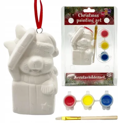 Produktbild von Artmaker Keramik Hase zum Bemalen DIY Osteranhänger