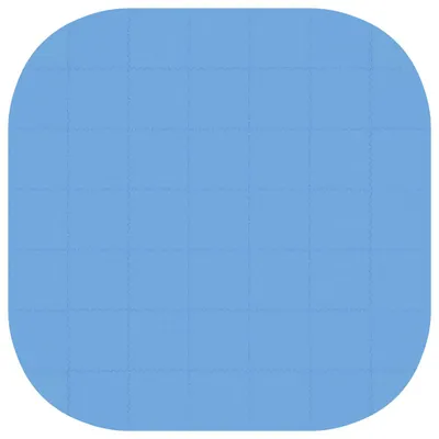 Produktbild von vidaXL Pool Bodenschutzmatte 49 stk. Ø 408 cm Rund EVA-Schaum Blau