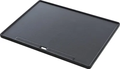 Produktbild von CLP Grillplatte aus emailliertem Gusseisen korrosionsbeständig,anthrazit 45.5 x 35 cm