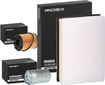 Produktbild von RIDEX Filterset Inspektionspaket Filtersatz für OPEL Corsa C Schrägheck (X01) Corsa C Kastenwagen (X01)