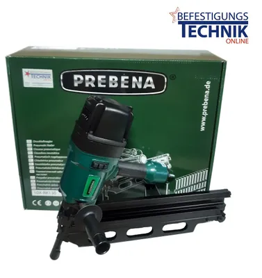 Produktbild von Prebena Druckluft Streifennagler 10X-RK130-E 90-130mm für Streifennägel 20°