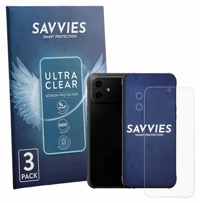 Produktbild von 6x Für Gigaset GX30 (Display+Kamera) Schutzfolie Savvies Displayschutz Display Schutz Folie Klar Transparent