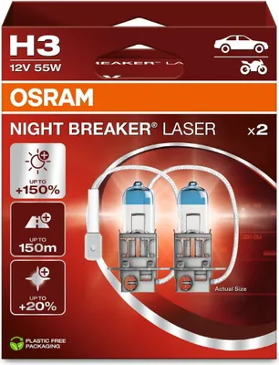 Obrázek produktu pro OSRAM H3 Night Breaker Laser Next Generation +150%, 2ks