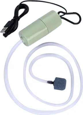 Produktbild von Aquarium Luftpumpe Haushalt Silent Mini USB Sauerstoff Outdoor Angeln Aquarium Pumpen Grün