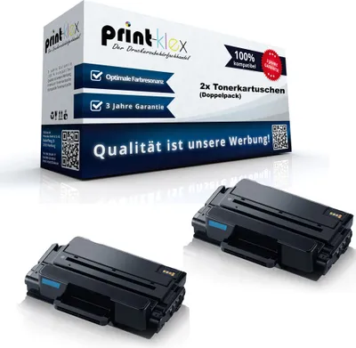 Produktbild von 2x Kompatible Tonerkartusche für Samsung ProXpress M4030ND M4080FX MLT D201L MLTD201L MLTD 201L Schwarz Black - Office Pro Serie