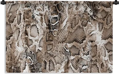 Produktbild von MuchoWow® Wandteppich Wandbehang Tiermuster - Formen - Braun 60x40 cm Tapisserie Dekoration Wandtuch - Wanddekorationen