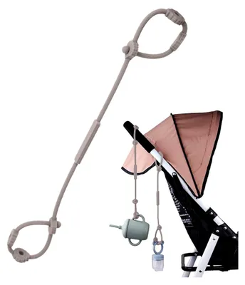Produktbild von Silikon Schnullerband, Spielzeughalter für Kinderwagen, Hochstuhl und Autositz aus lebensmittelechtem Silikon