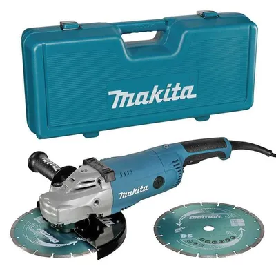 Image de Meuleuse MAKITA GA9020RFK3 Ø 230 mm 2200 W + 2 Disques diamant