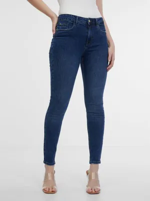 Obrázok produktu pre Tmavomodré dámske džínsy jeggins 42