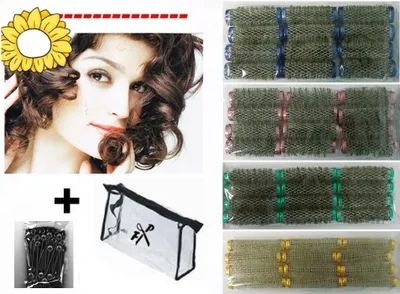 Produktbild von FP Drahtwickler-Set - Metallwickler - Borstenwickler - verschiedene Größen - 48 Stck. + Kosmetiktasche (Deutscher Fachhändler!)