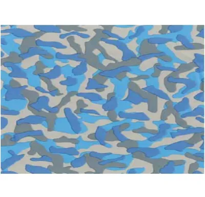 Produktbild von Klebefolie - Möbelfolie Camouflage blau Camo -  45 cm x 200 cm