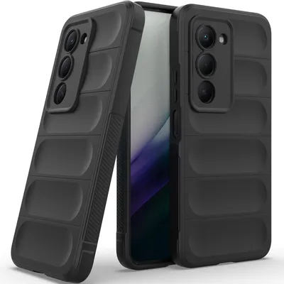 Produktbild von Handyhülle für Xiaomi Redmi 15 5G/4G Weich TPU Silikon Stossfest Anti-rutsch Hülle Schwarz
