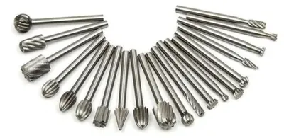 Produktbild von Polier- und Schleifkopf HSS Carbide Burr Set Schleifkopf abschrägenmaschine DIY Drehbohrmeißel Werkzeug