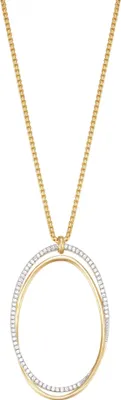 Produktbild von Esprit Collection Damen Kette Collier Silber Gold Zirkonia Antheia ELNL93128B800