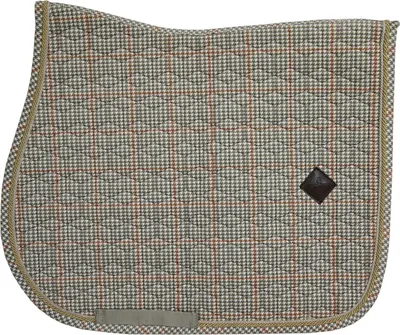 Produktbild von Kentucky Horsewear Springschabracke Pied-De-Poule Sattelunterlage Beige Full