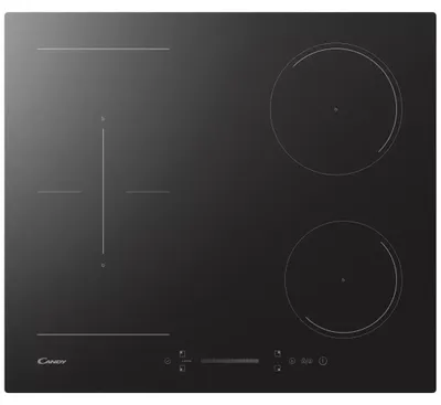 Produktbild von Candy Moderna CTP644SCBB, Schwarz, Integriert, 59 cm, Zonen-Induktionskochfeld, Glaskeramik, 4 Zone(n)
