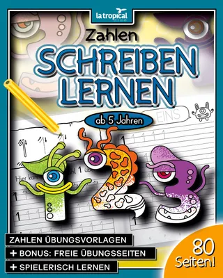 Produktbild von Zahlen schreiben lernen ab 5 Jahren