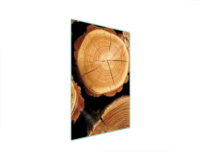Image de Planche à découper en verre 35x52 bois