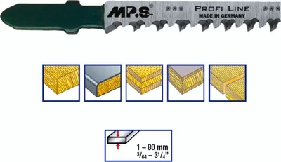 Produktbild von 5 Stück MPS® CV-Stichstägeblatt für 3-65mm Materialstärke
