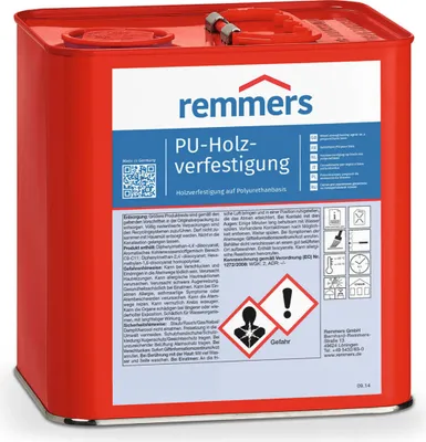 Produktbild von Remmers PolyurethanHOLZVERFESTIGUNG Schadstofffixierung auf PolyurethanBasis farblos 750 ml NEU