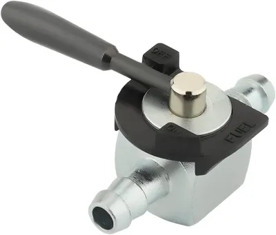 Produktbild von benzinhahn metall 7mm - 8mm stahl rasenmäher traktor rototiller on off kraftstoffhahn