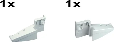 Produktbild von SET Flaschenfach Seitenteil Halter rechts 7430208 links 7430210 Original Liebherr Kühlschrank Kühlgerät Kühlschranktür