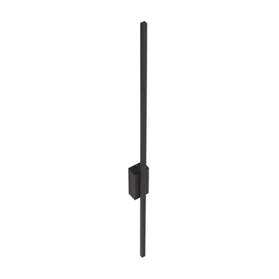 Produktbild von Wandlampe LED Metall 108 cm hoch Schwarz länglich warmweiß 3000 K 2524 lm Modern Wandleuchte