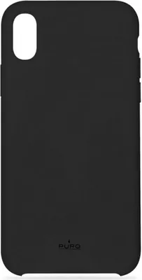 Produktbild von PURO P-IPCX61ICON, Cover, Apple, iPhone XR, 15,5 cm (6.1"), Schwarz