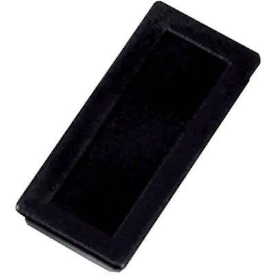 Produktbild von Magnet rechteckig 23x50mm schwarz Packung mit 10 Stück